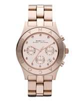 Marc by Marc Jacobs Watch, Womens Chronograph Blade Rose Gold Tone 