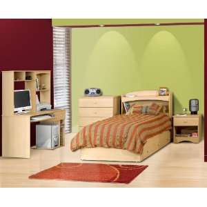  Nexera Alegria Bedroom Set Twin 5 Piece: Home & Kitchen