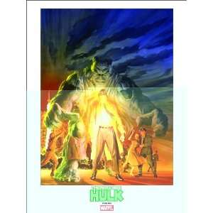 DF Incredible Hulk Lithograph by Alex Ross Toys & Games