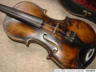 Interesting old violin NR Johann Straussbranding violon  