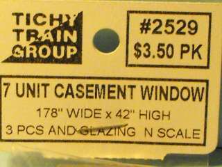  group 7 UNIT CASEMENT WINDOW W/ GLAZING 178W X 42H N SCALE 3 PCS