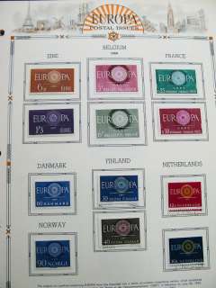 Europa Mint Early Stamp Collection In White Ace Album  