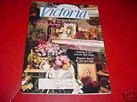 Retired August 1993 Summer Victoria Romantic Magazine  