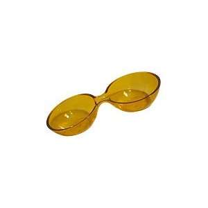   Transparent Yellow Double Hair color Tint Bowl: Health & Personal Care