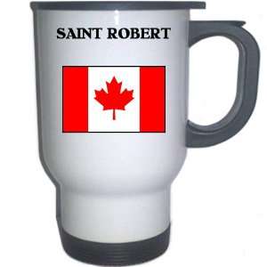   : Canada   SAINT ROBERT White Stainless Steel Mug: Everything Else