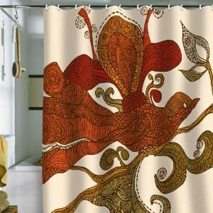 Shower Curtain The Orange Bird (by DENY Designs)