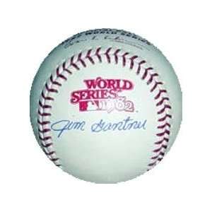   Gantner Autographed Baseball   1982 World Series