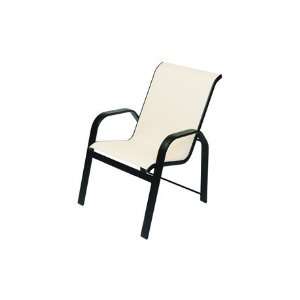   Arm Stackable Patio Dining Chair Cabernet: Patio, Lawn & Garden