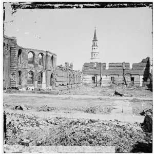   Charleston, South Carolina. Ruins of Secession Hall