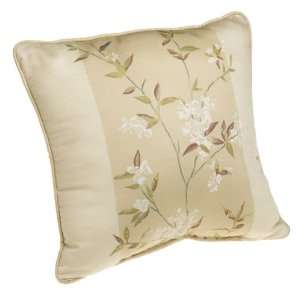 Croscill Silk Blossoms Square Pillow:  Home & Kitchen