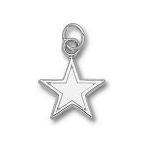  Dallas Cowboys Star 1/2 Charm   Sterling Silver Jewelry 