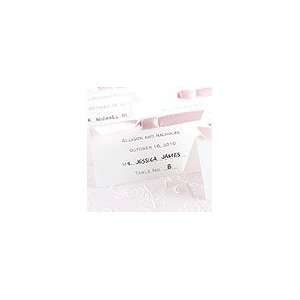  punched place cards   bright white