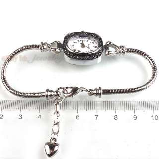 1pc 151590 Alloy Snake Chain Women s Bracelet Watch Fit Charm Beading 
