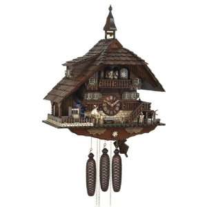 8 Day Movement Cuckoo Clock with Music and Hand Carved 