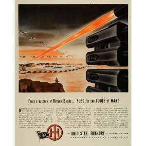   Oil Fuel Petroleum WWII War Production   Original Print Ad: Home
