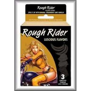  Rough Rider Wild Lucious Flavored Lubricated Latex Condoms 