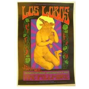 Los Lobos Concert Poster Handbill Fillmore Live At The