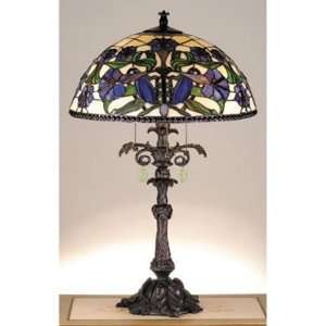  MY 82120   Meyda Tiffany 29in H Nouveau Lily Table Lamp 