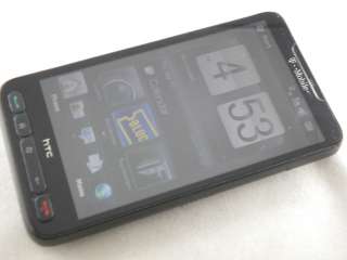 HTC HD2 UNLOCKED CELL PHONE AT&T T MOBILE GSM WINDOWS GPS WIFI TOUCH 