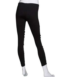 SEXY GAUZE LINED STRETCHY RIPPED LEGGINGS PANTS RY9913  