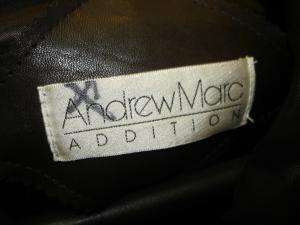 ANDREW MARC brown leather jacket /coat S MUST BUY!!  