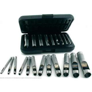 21 Leather Hole Punching Cutting Hollow Punch Tool Set  