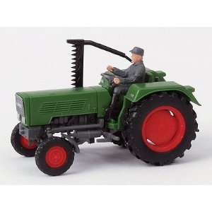  Wiking HO Fendt Farmer 2S with Cutters & Drivers Toys 