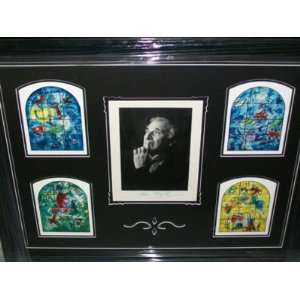   Chagall Hand Signed Framed Display ~psa Dna Loa~   Sports Memorabilia
