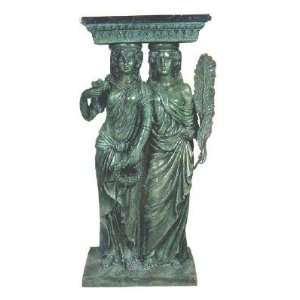Metropolitan Galleries SRB81569 Double Caryatid Bronze:  