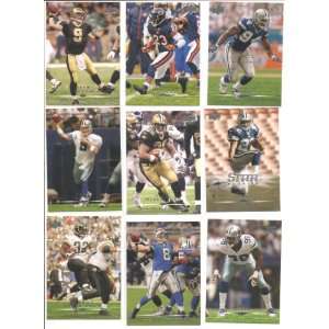  9 Card Lot of 2008 Upper Deck NFL Stars . . . Featuring 