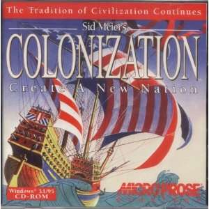  Sid Meiers Colonization (Jewel Case) Software
