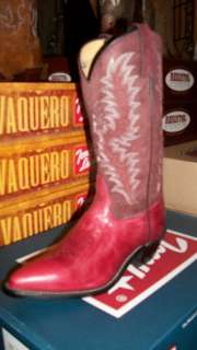Ladies Tony Lama Red Western Boots, NWT  