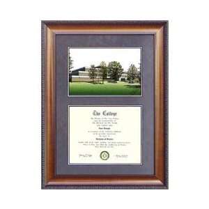   Oakland University Suede Mat Diploma Frame with Lithograph: Sports