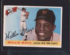 1955 Topps #194 Willie Mays G/VG B144120  