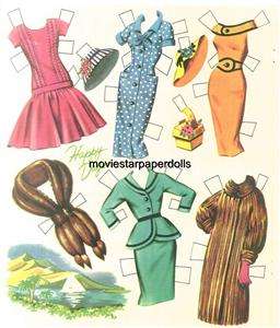 Vintage GALE STORM PAPER DOLL LASER REPRO FREE SH W~2  