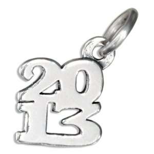  Sterling Silver Year 2013 Charm. Jewelry