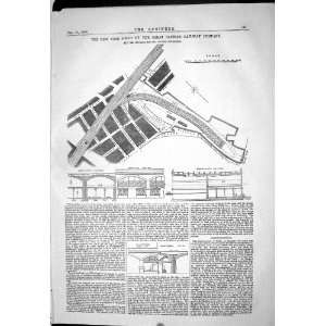  1869 NEW COAL DEPOT GREAT EASTERN RAILWAY COMPANY SINCLAIR 