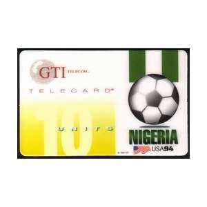   Phone Card 10u World Cup Soccer (1994) Nigeria 