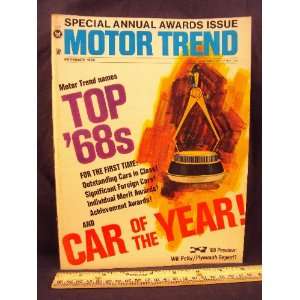  1968 68 Febuary MOTOR TREND Magazine (Features Road Test 