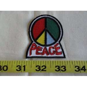  Colorful Peace Sign Patch 