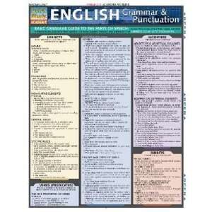  English Grammar and Punctuation Laminate Reference Chart [ENGLISH 