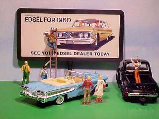 1960 Edsel Station Wagon Billboard 1/43 O Scale  