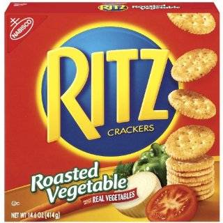 Ritz Crackers, Roasted Vegetable, 14.6 Ounce (Pack of 4)