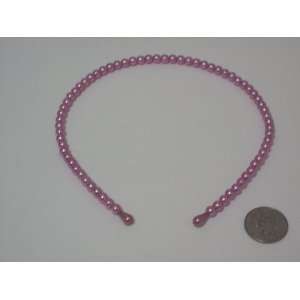  Pearl headband bead headband (light purple) Beauty