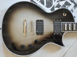 ESP Eclipse II SSB Electric Guitar in Silver Sunburst w/case Made in 