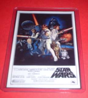 Original Star Wars Movie Poster Artwork Classic 1977 Fridge Magnet 