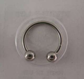   Horseshoe 316L Stainless Steel Sterilized EAR Piercing Body Jewelry