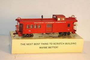 Pacific Lumber Co Combine Caboose Kit Ho Wood SALE  