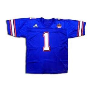   Blue 2004 Outback Bowl Replica Football Jersey: Sports & Outdoors