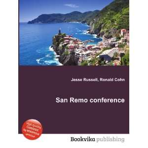  San Remo conference Ronald Cohn Jesse Russell Books